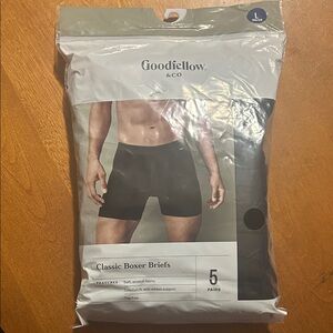 Goodfellow & Co Black Boxer Briefs - 5 Pack